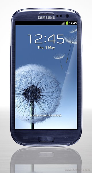 Samsung Galaxy S3 albastru fata