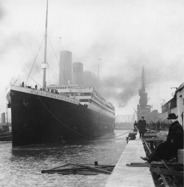 nava Titanic înainte de a naviga