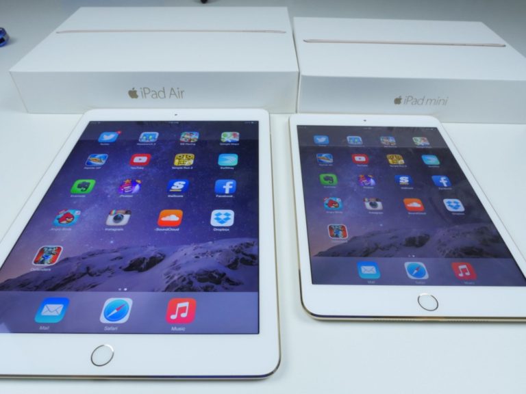 iPad Air 2 vs iPad Mini 3