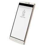 LG V10 fata lateral alb alta perspectiva