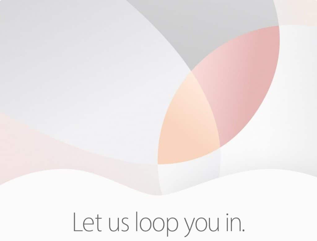 Apple 21 martie Let us loop you in