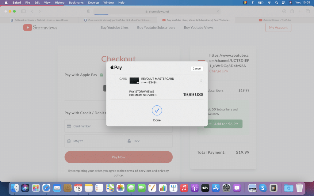 6 Plata este confirmata