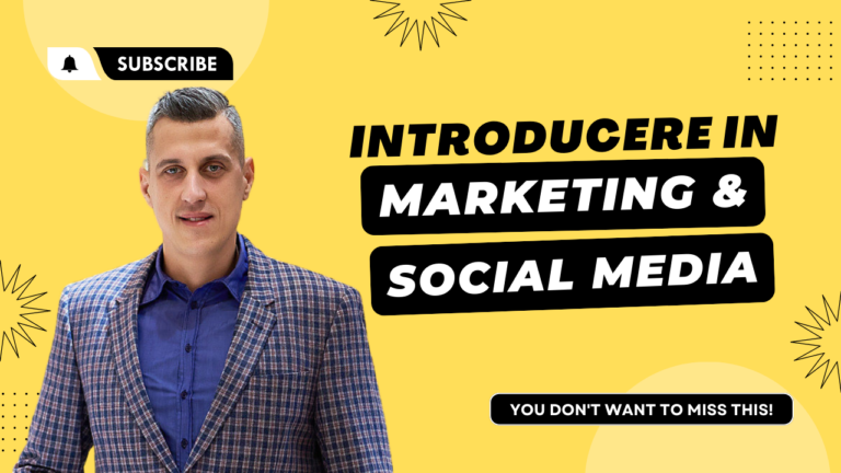 Introducere în marketing și social media